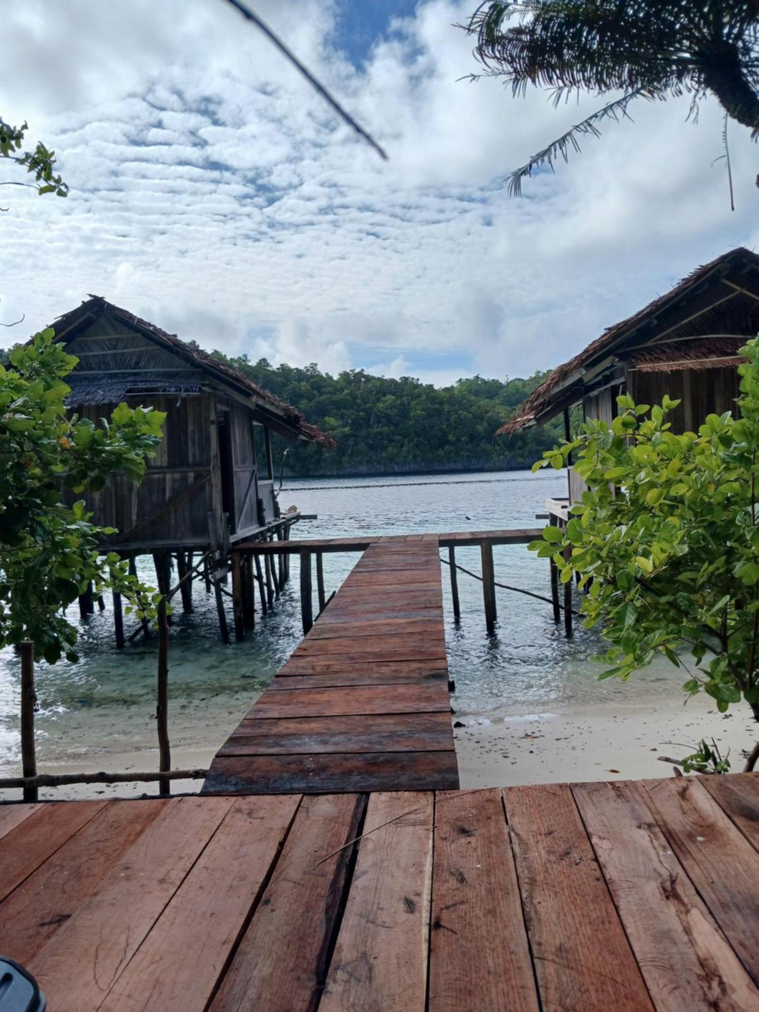 Meos Ambower Homestay Raja Ampat Fam Eksteriør billede